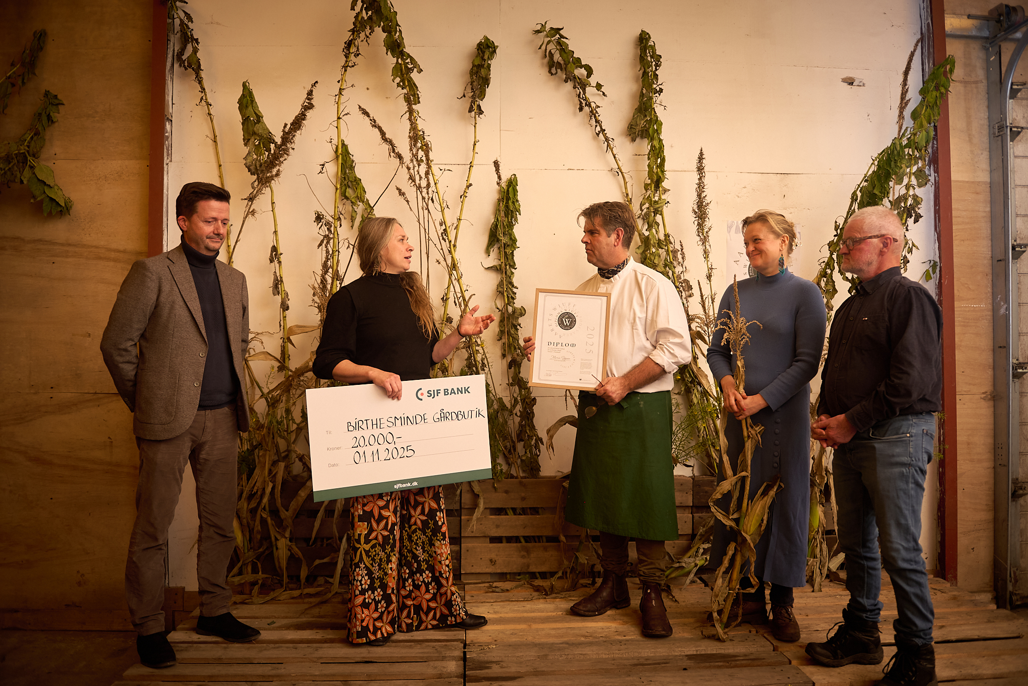 Maria Bojsen fra Birthesminde modtager Danmarks første råvarepris: Årets Wiuff 2025